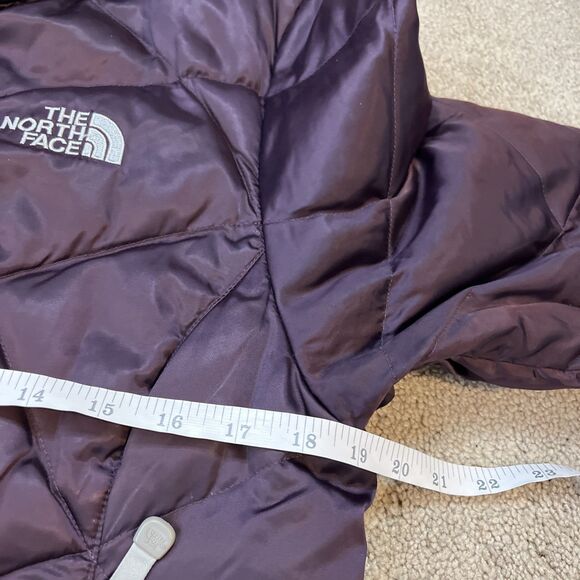 North Face Aconcagua Puffer Jacket Womens Small Purple 550 Fill Down Gorpcore - Picture 6 of 8